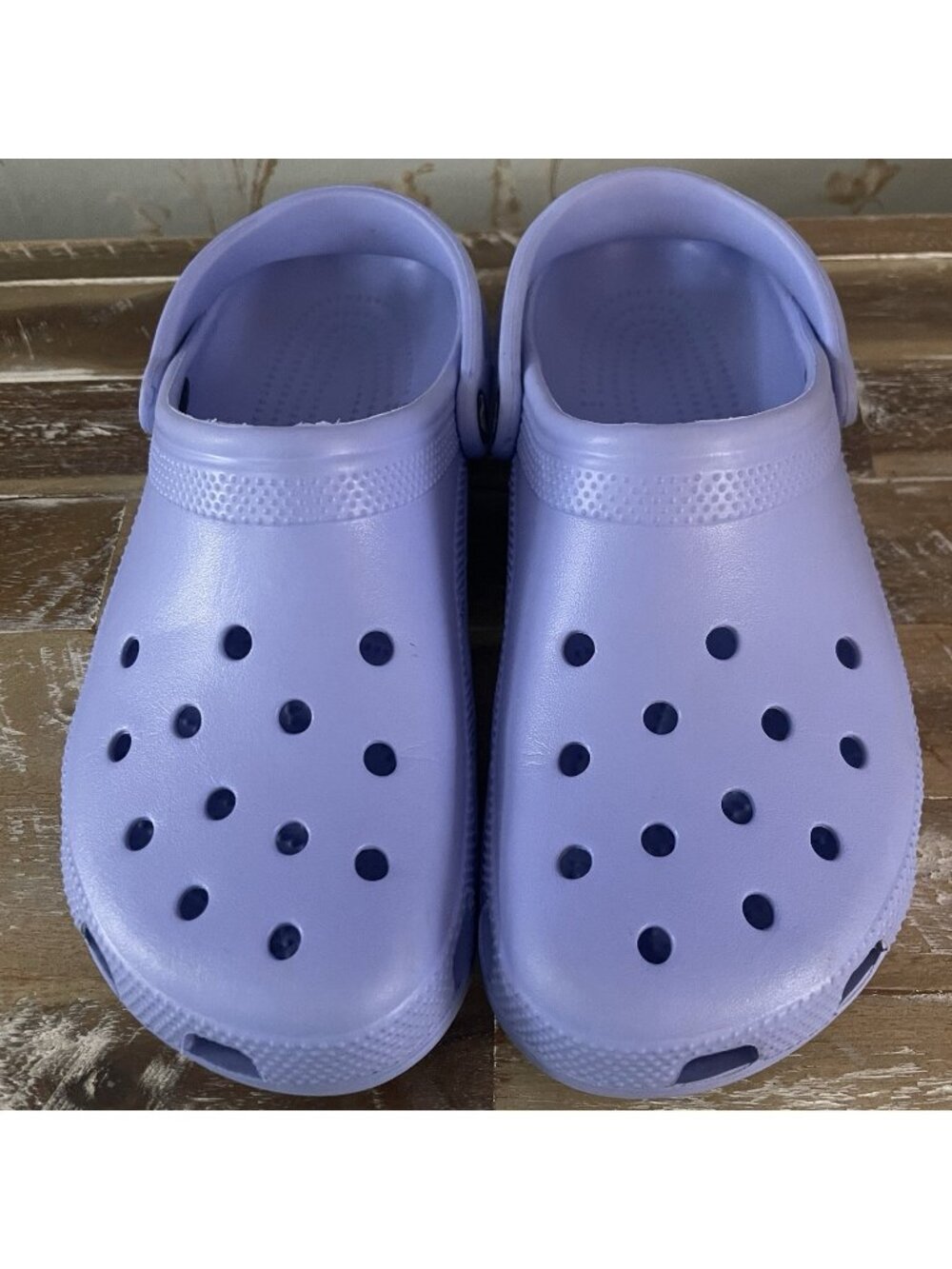 Crocs Classic Clog Sandals Size M10 W12 Lavendar Lightweight Comfort Shoes